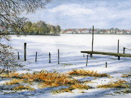 Müllrose Blick über den See